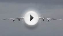 Посадка самолета-гиганта Ан-225 в